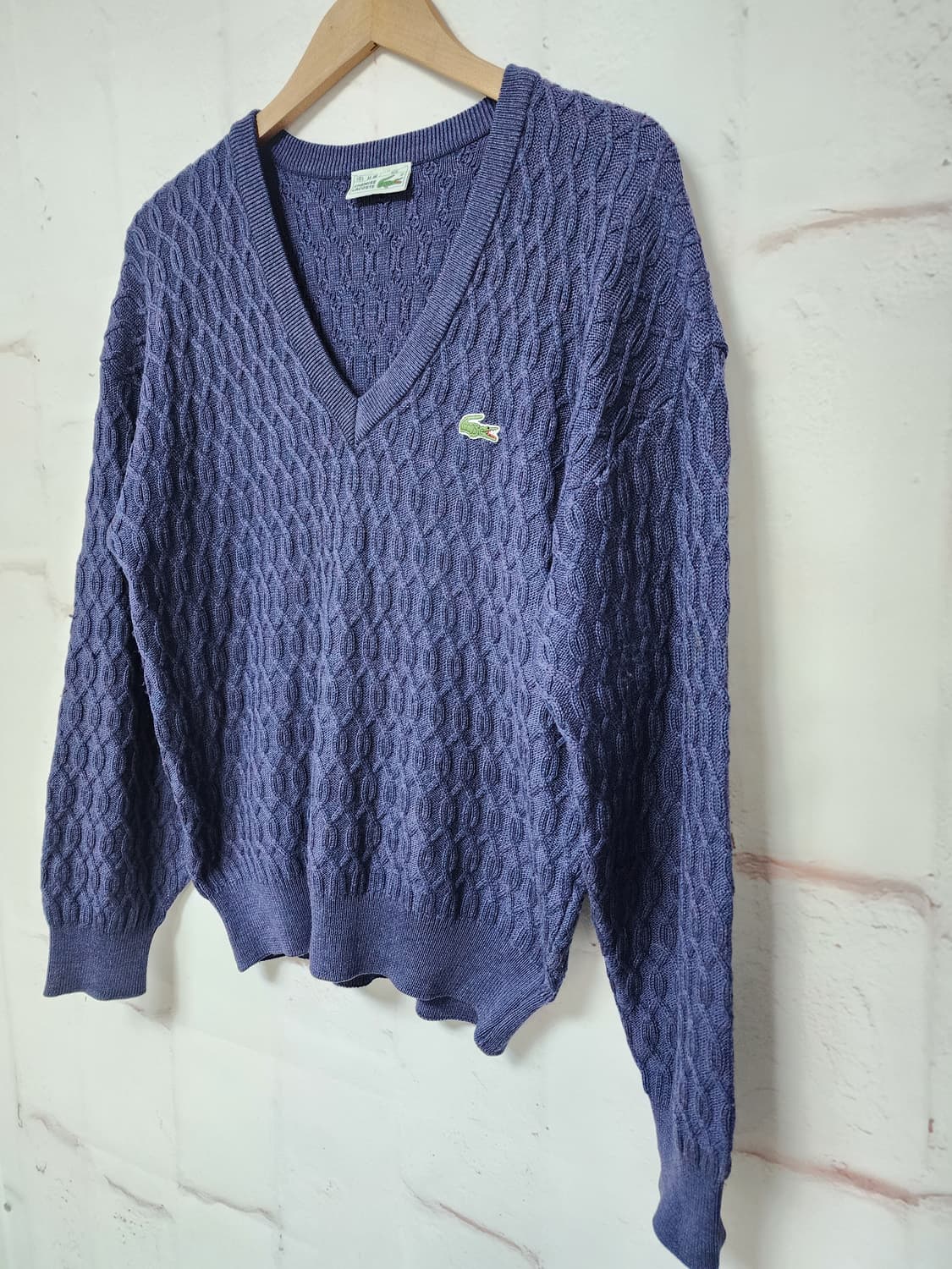 라코스테  브이넥 케이블 니트 상품이미지3