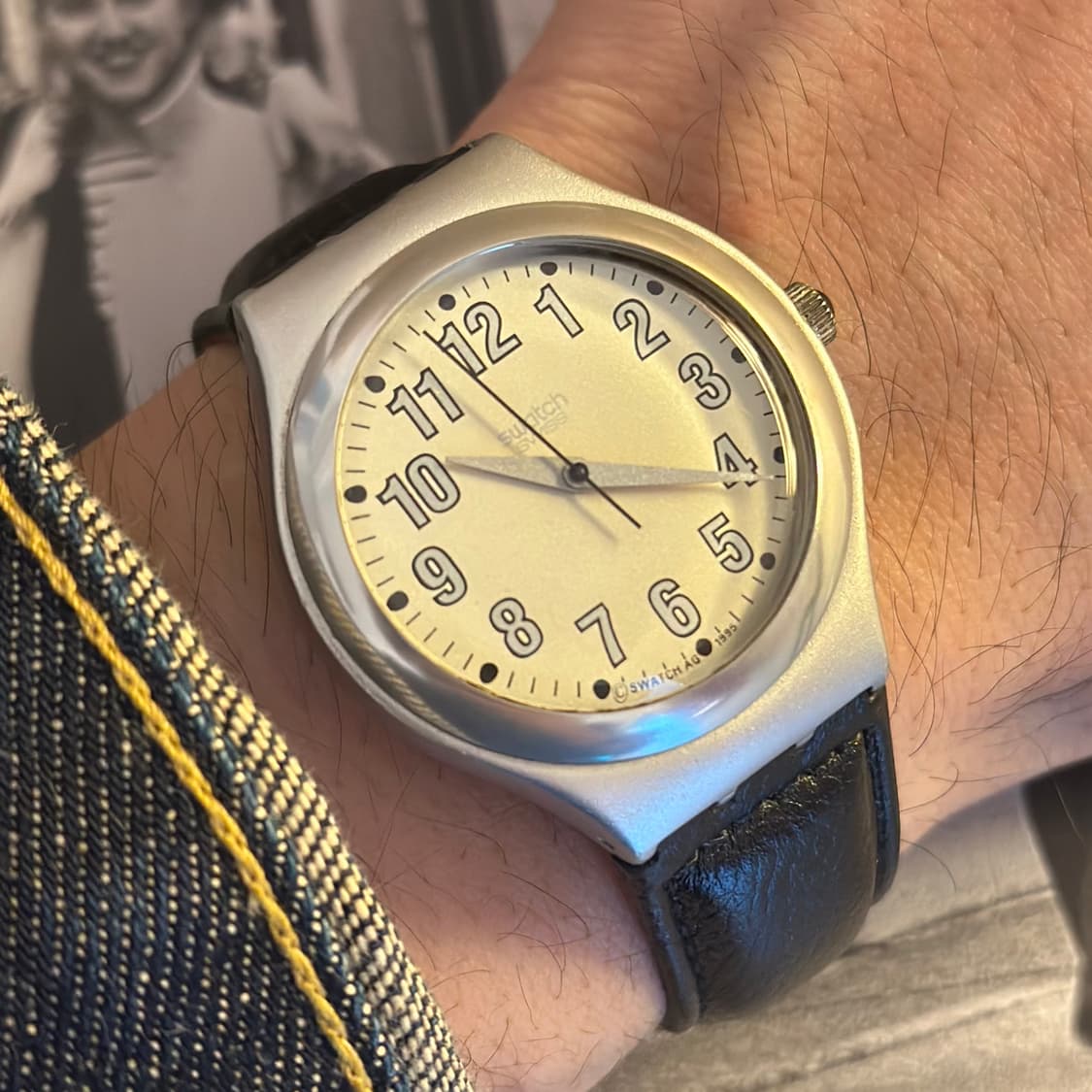 95년판) 빈티지 스와치 아이러니 nightflight 상품이미지1