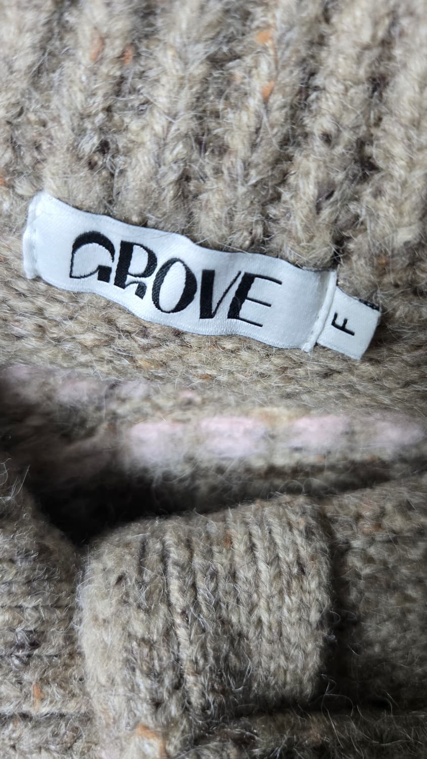 그로브 노르딕 봄핑크가디건 상품이미지5