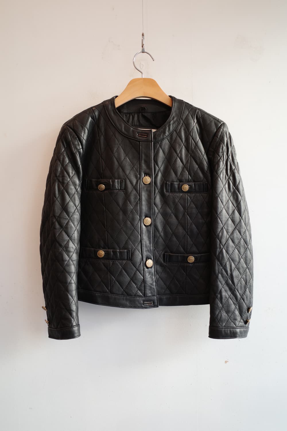 Japan brand 양가죽 퀼팅 자켓 상품이미지1