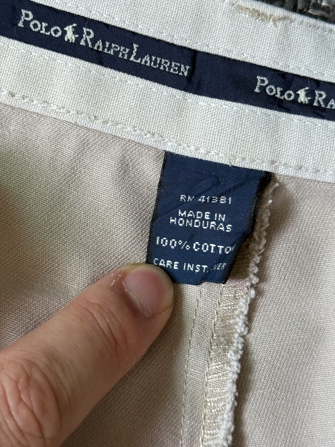 (38) 90s 폴로 랄프로렌 앤드류 더블 플리츠 치노 팬츠 상품이미지4