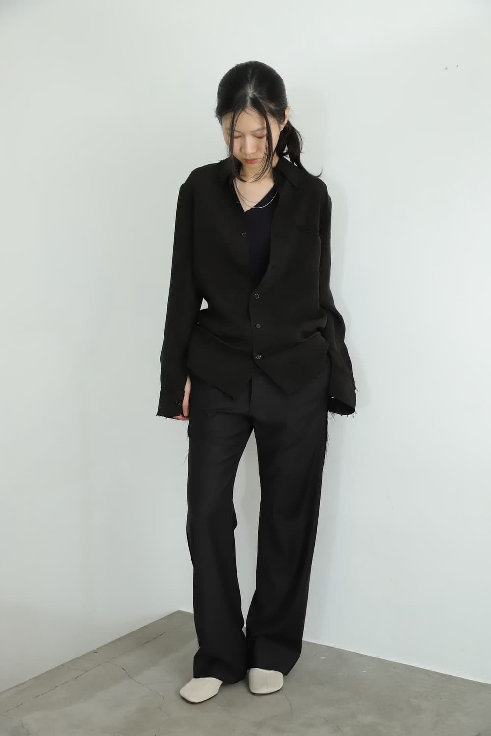 가브리엘라 콜 가먼츠 no.205 트라우저 블랙 상품이미지3
