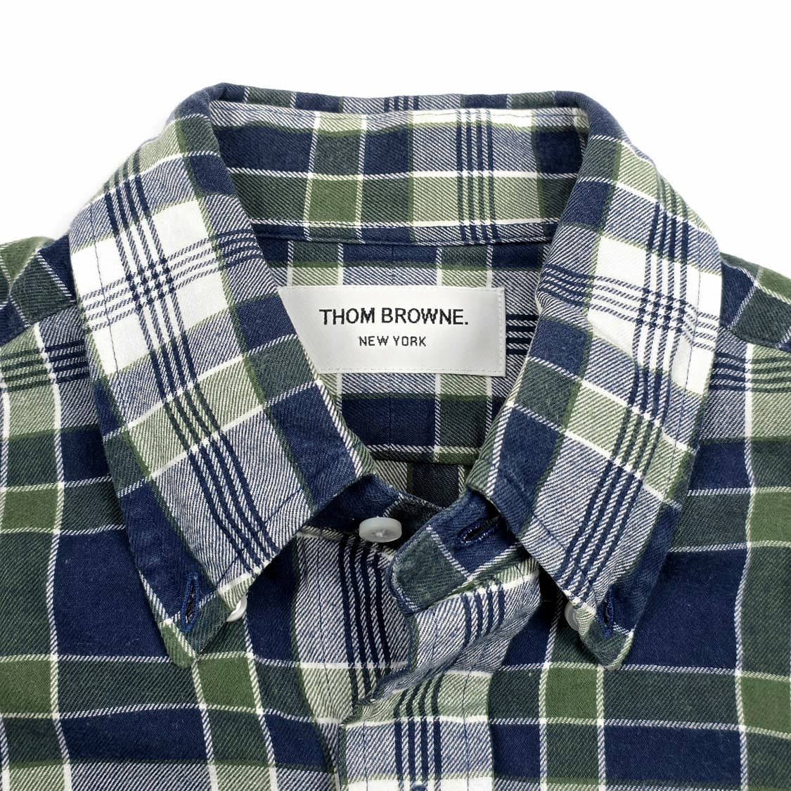 톰브라운 4바 플란넬 체크셔츠 상품이미지6