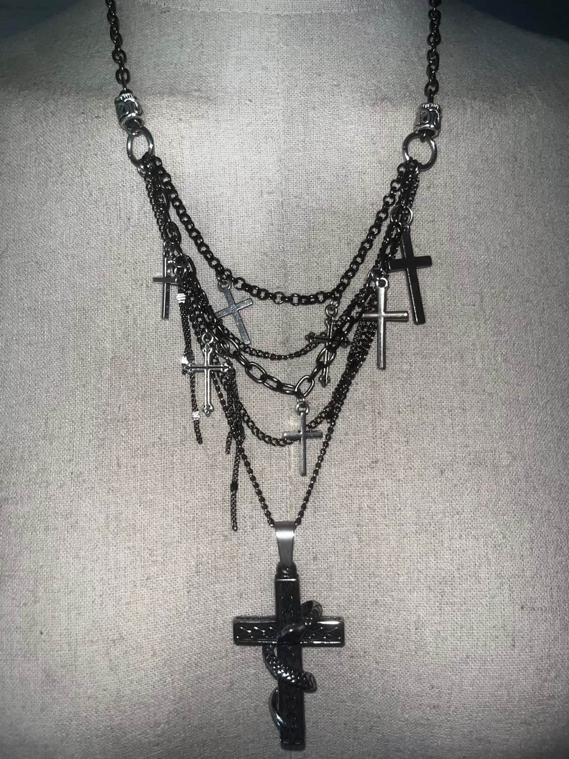 Custom layering necklace  상품이미지1