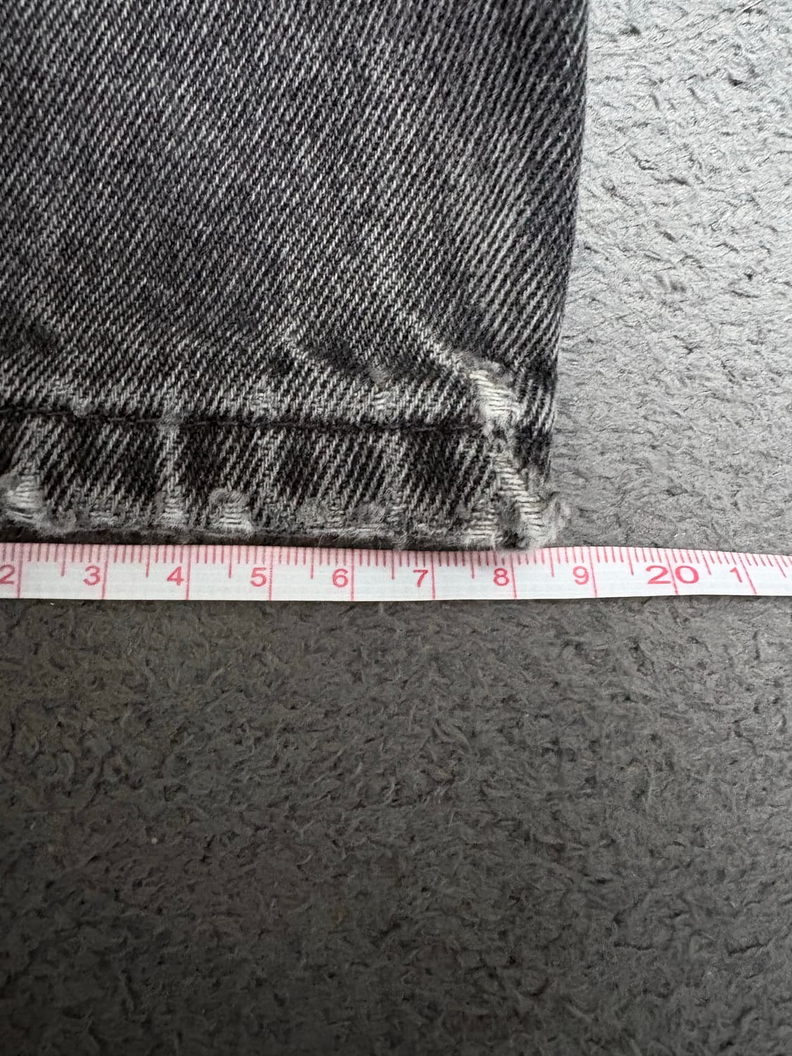 (33x32, 실측 31) 90s 리바이스 505 오렌지탭 빈티지 흑청 상품이미지9