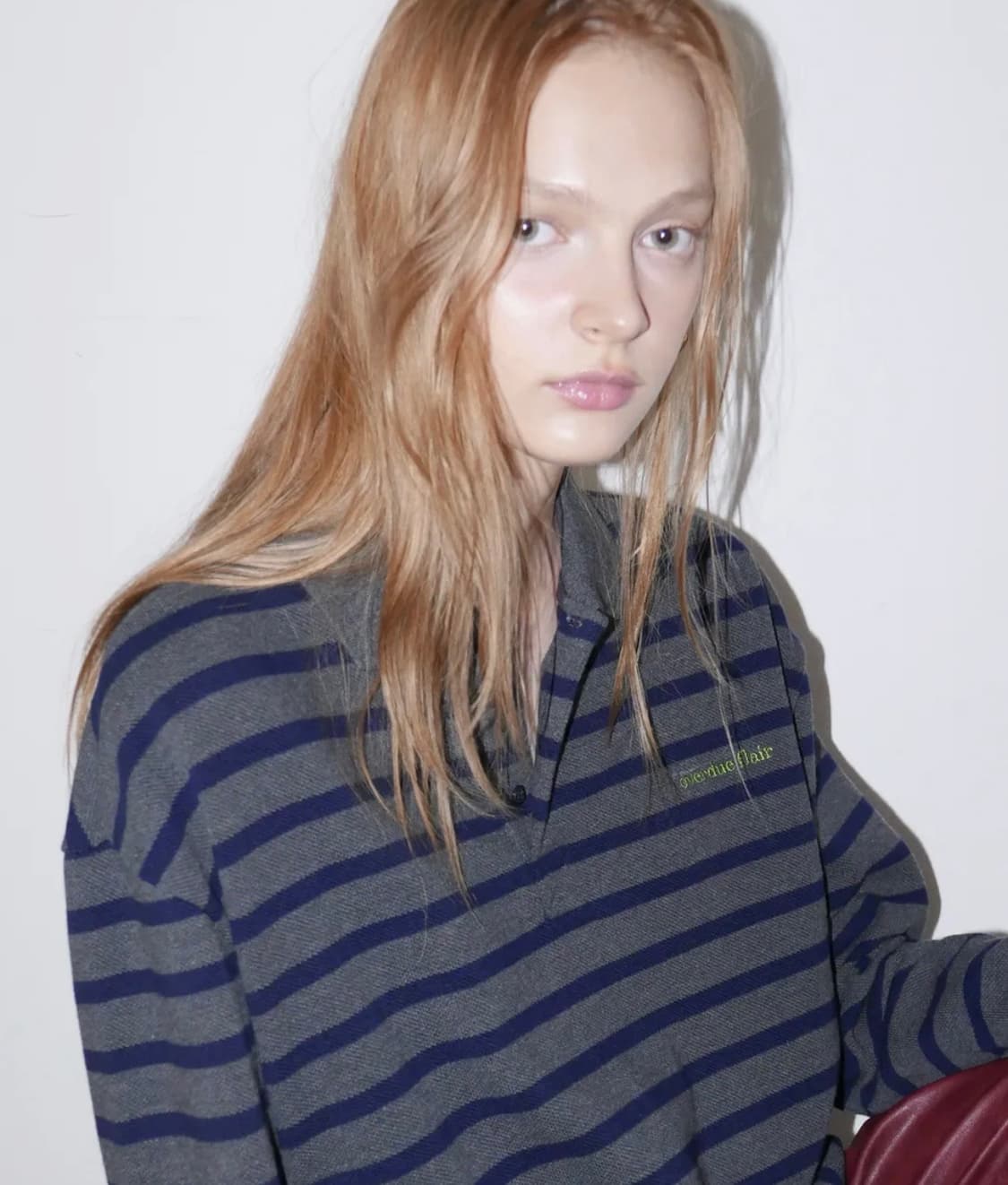 새상품)오버듀플레어 VINTAGE PIQUE T-SHIRT_STRIPE 상품이미지2