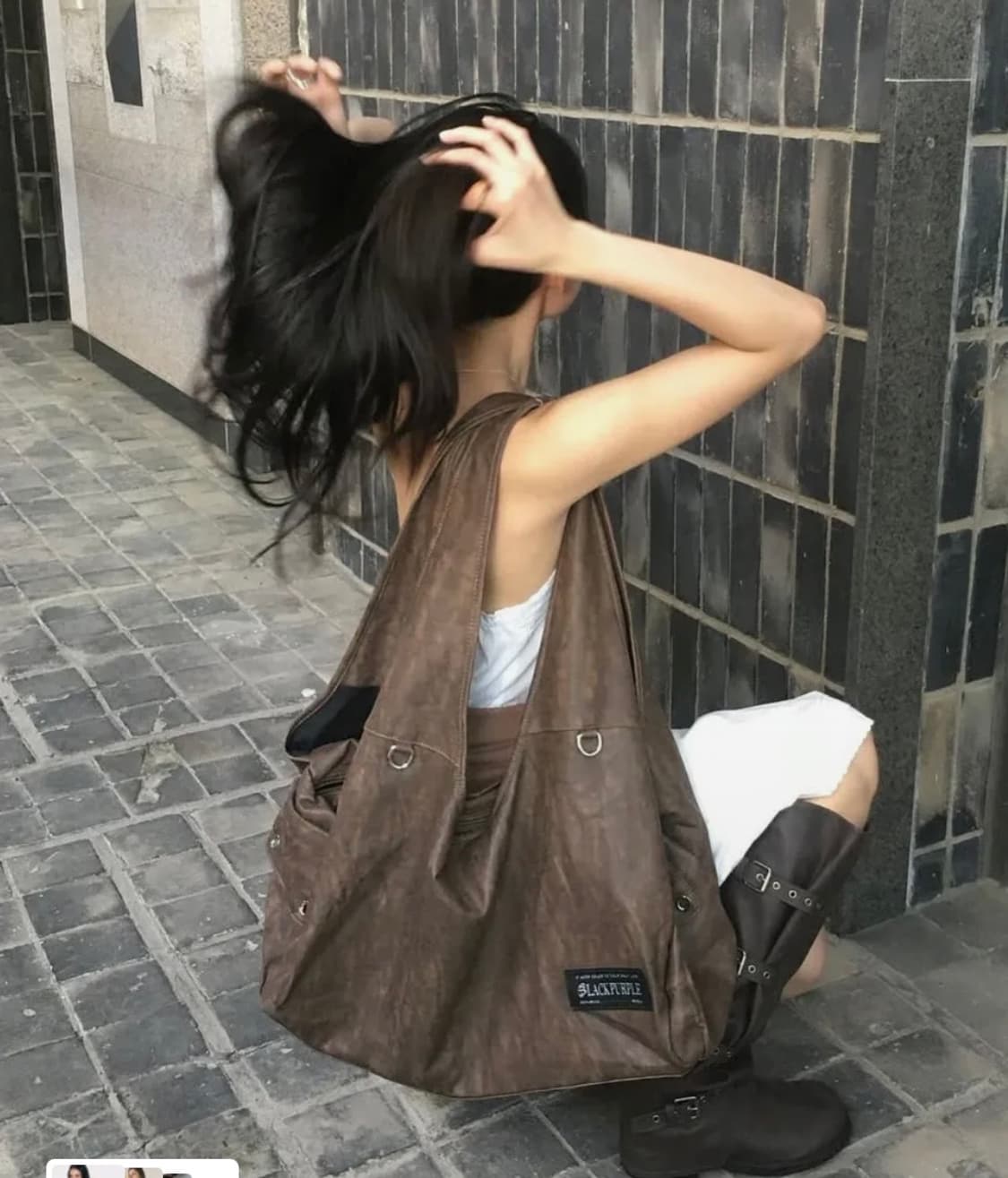 블랙퍼플 맥스포트 비키 백 MaxxPort Vicky Bag_BROWN 상품이미지2