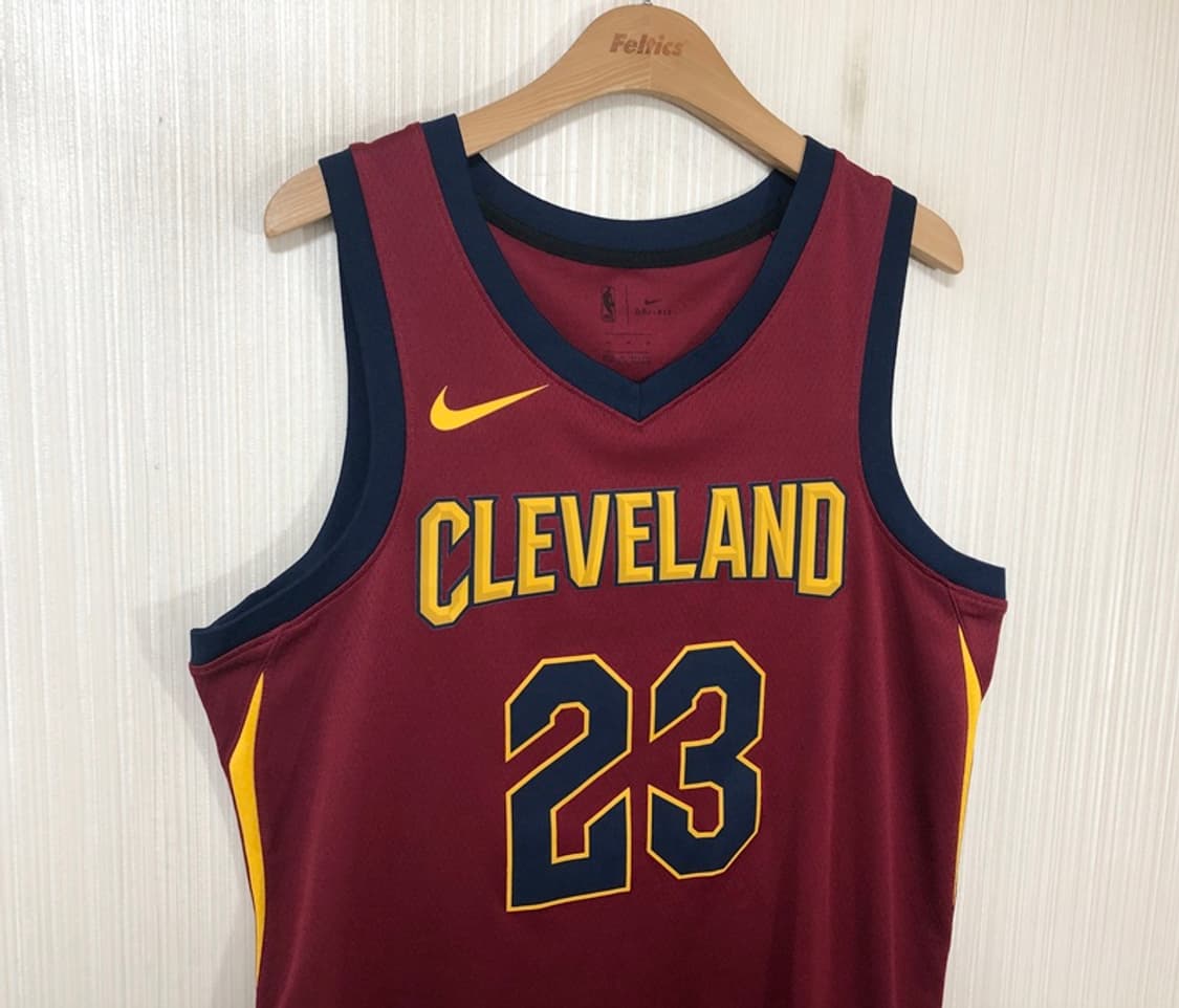 NBA 나이키 클리블랜드캐벌리어스 스윙맨유니폼 M(100) #23  상품이미지5