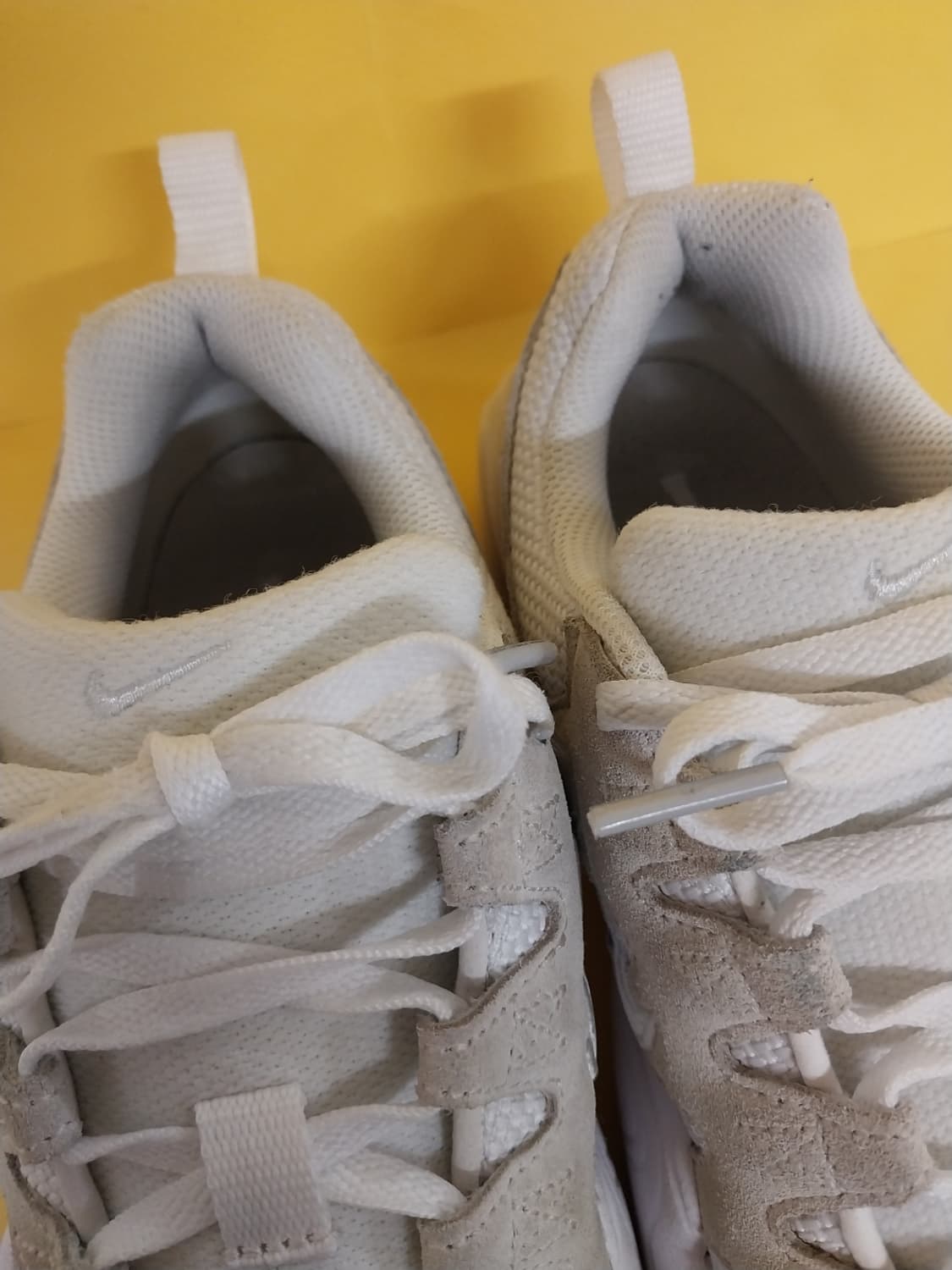 여성 나이키 테크 헤라 화이트 런닝화, 운동화 (235) 상품이미지5