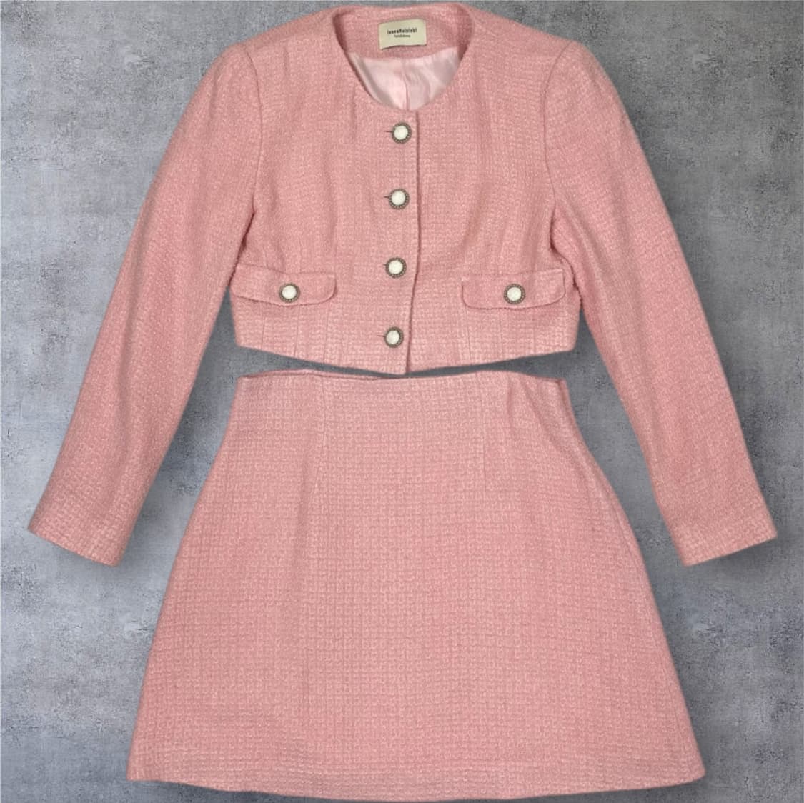 이바나 헬싱키 Ivanahelsinki 핑크 마리안느 트위드 셋업 상품이미지1