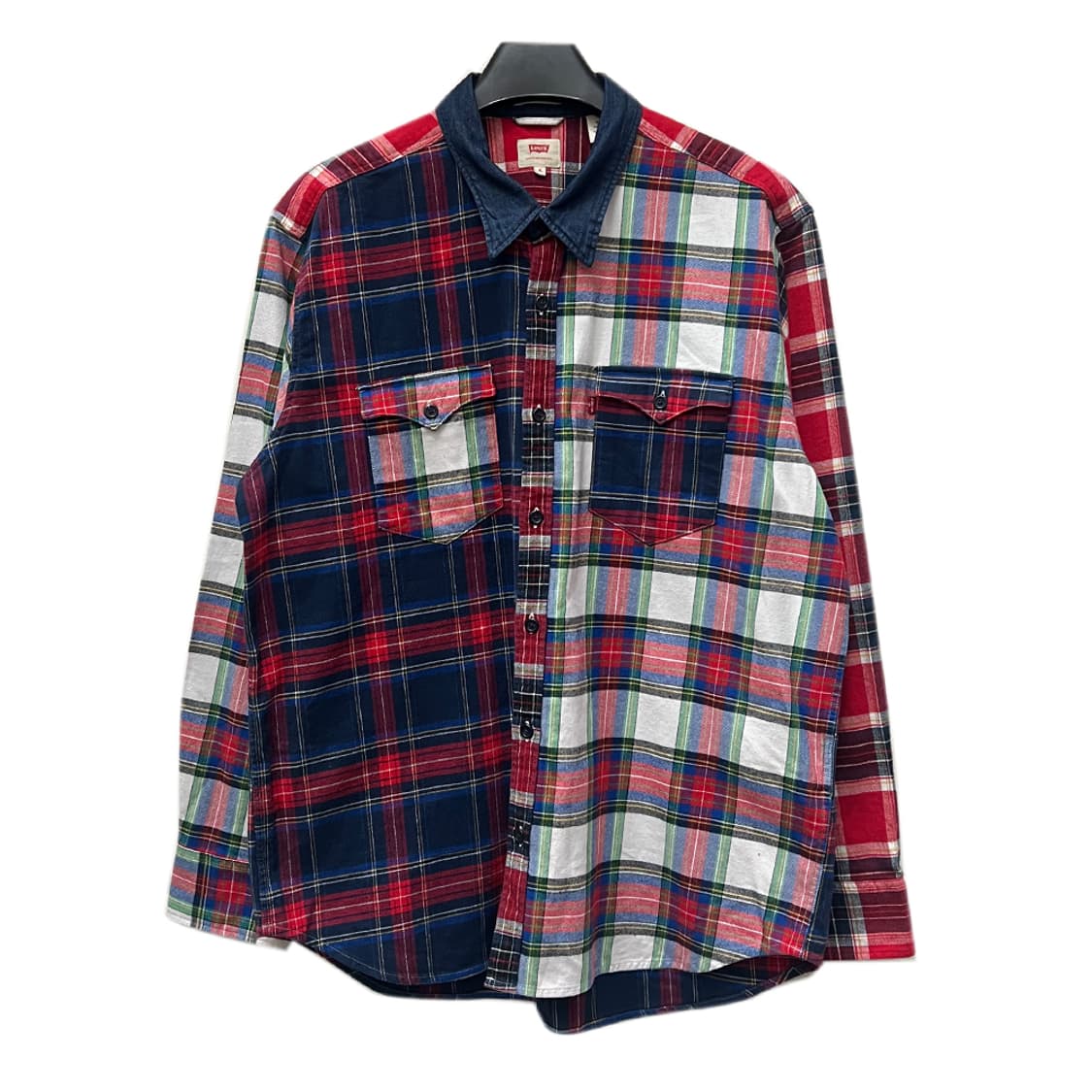 리바이스 멀티 체크 모던 웨스턴 셔츠 남방 XL 상품이미지1