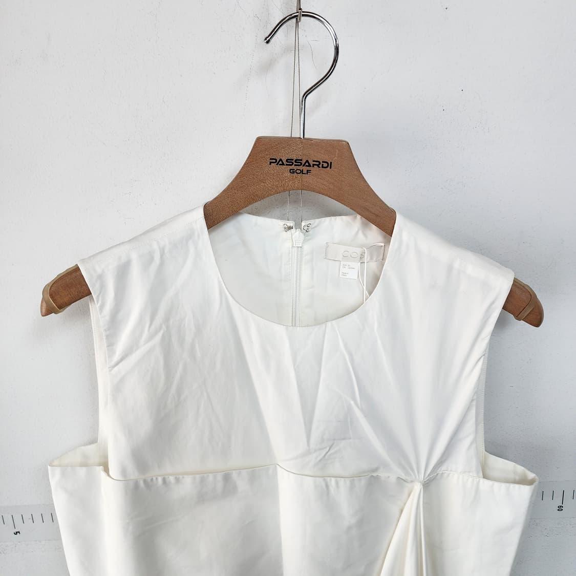 코스 화이트 롱 원피스 상품이미지2