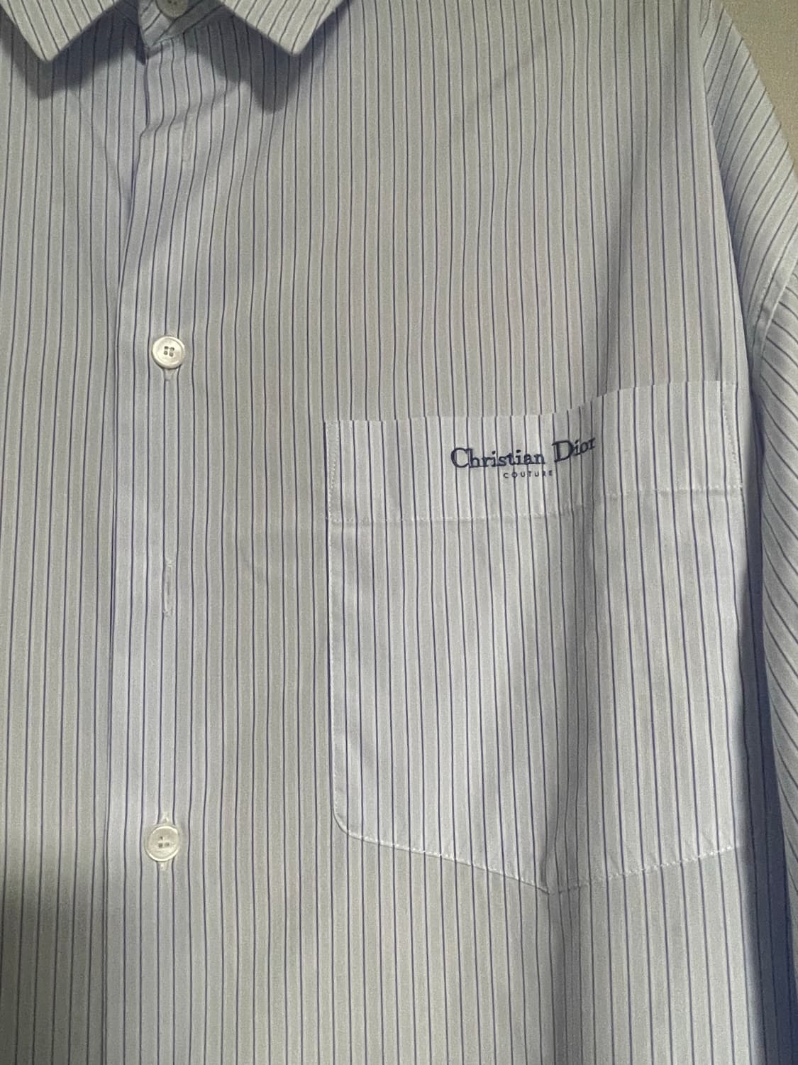 디올 남성 캐쥬얼 스트라이프 오버핏 셔츠 상품이미지2