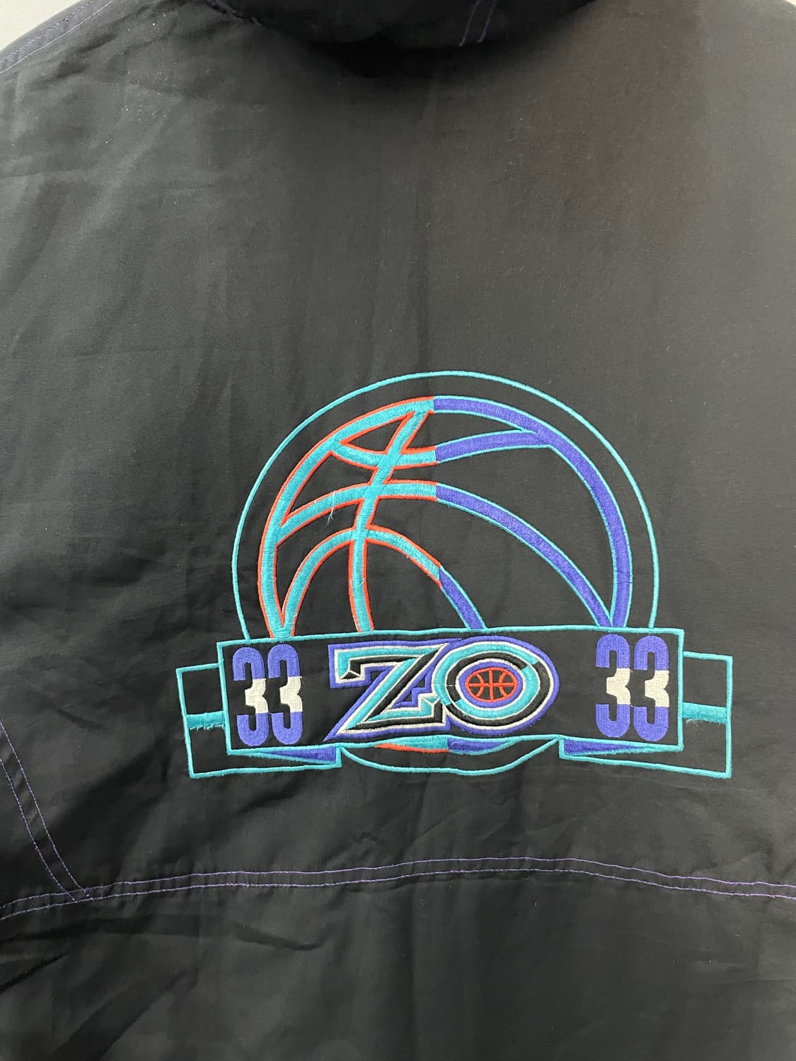 나이키 90s 알론조 모닝 샬럿 호네츠 백로고 자켓 H1357 상품이미지6