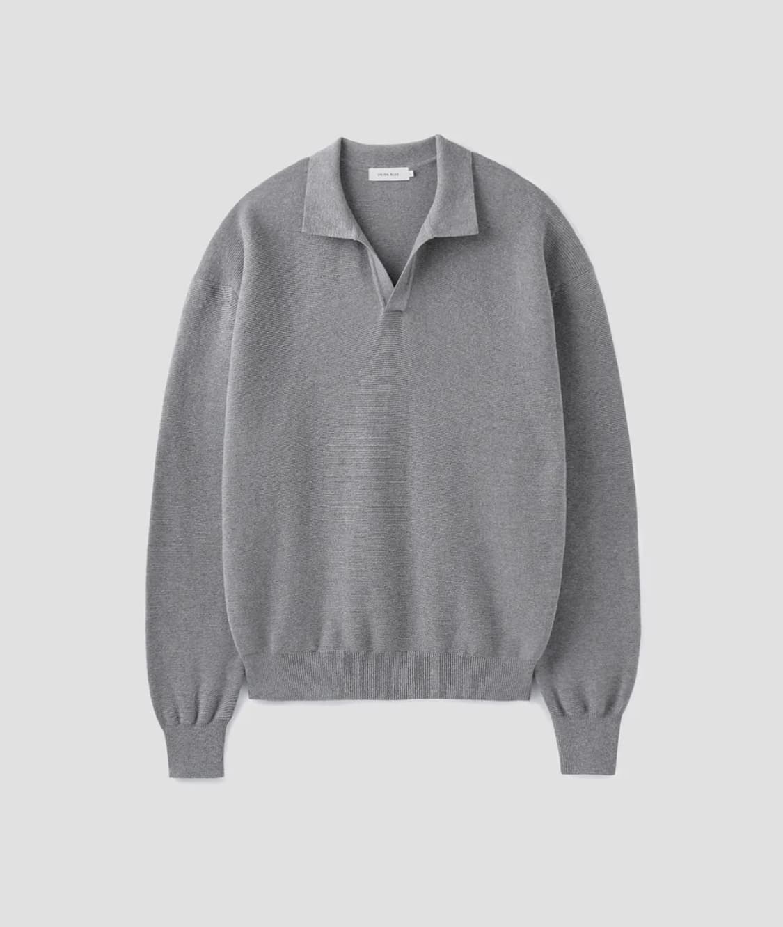 (XL) 유니온블루 HARD TWIST SPREAD POLO KNIT 상품이미지1