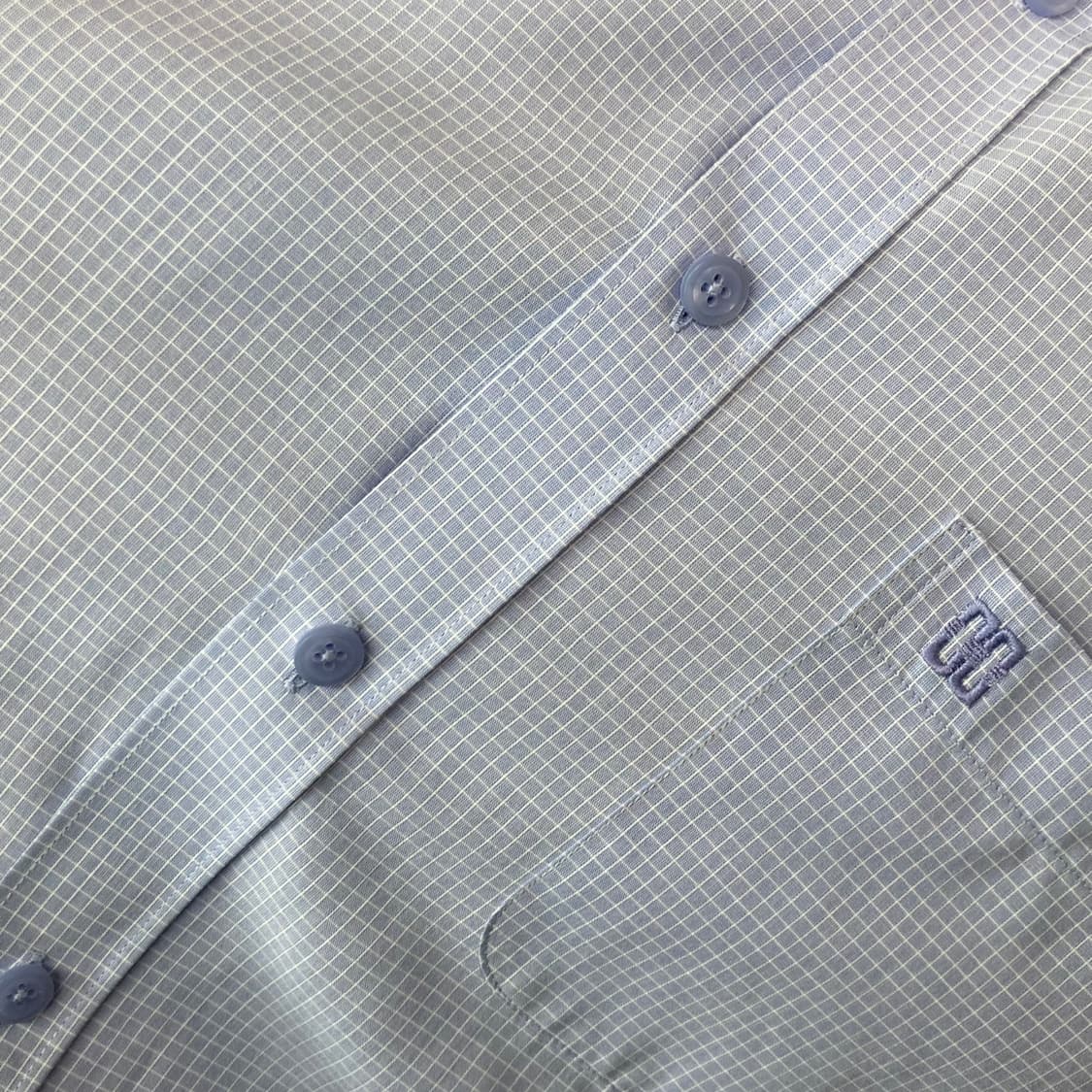 DAKS 닥스 하늘색 흰색 체크 셔츠 L 상품이미지6