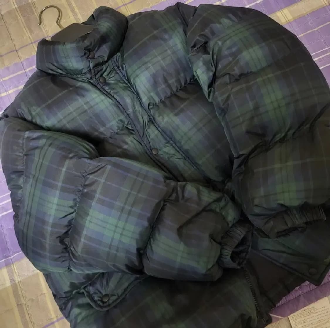 토마스모어 미쉐린 패딩 체크패턴 S 상품이미지4