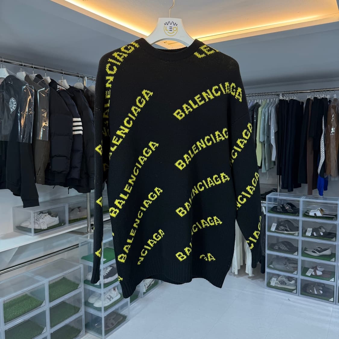 [리오브전포점] 발렌시아가 멀티로고 니트 상품이미지1