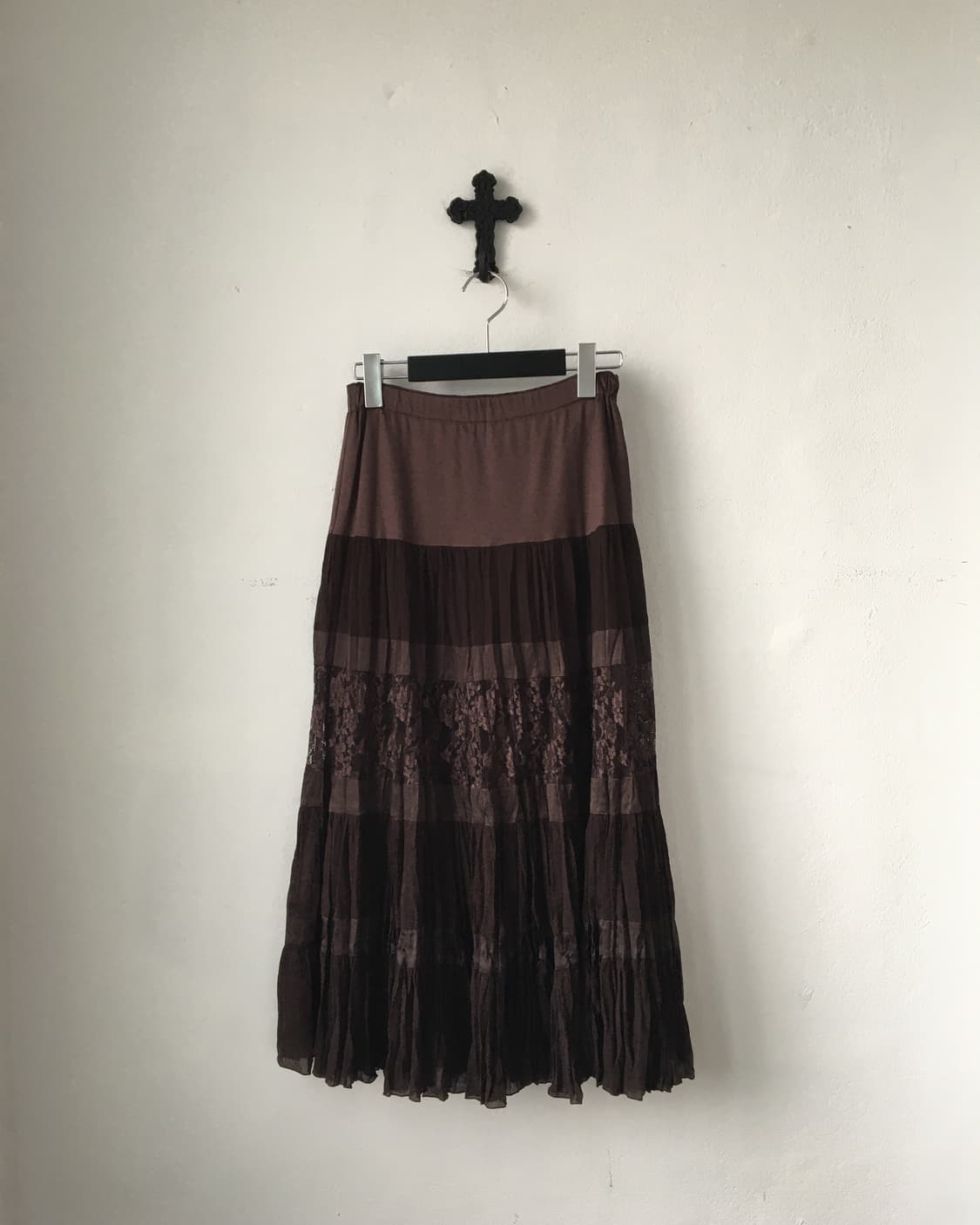 Lace layer long skirt 상품이미지1