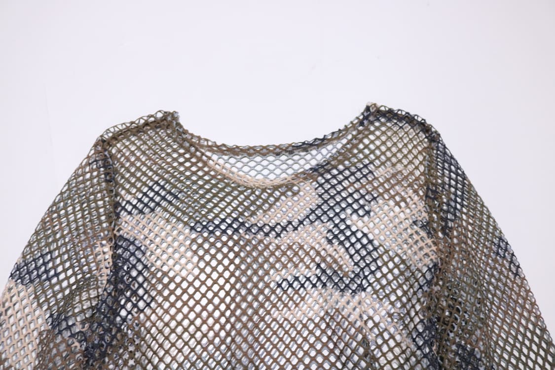 망사 패턴 롱 슬리브 상품이미지3