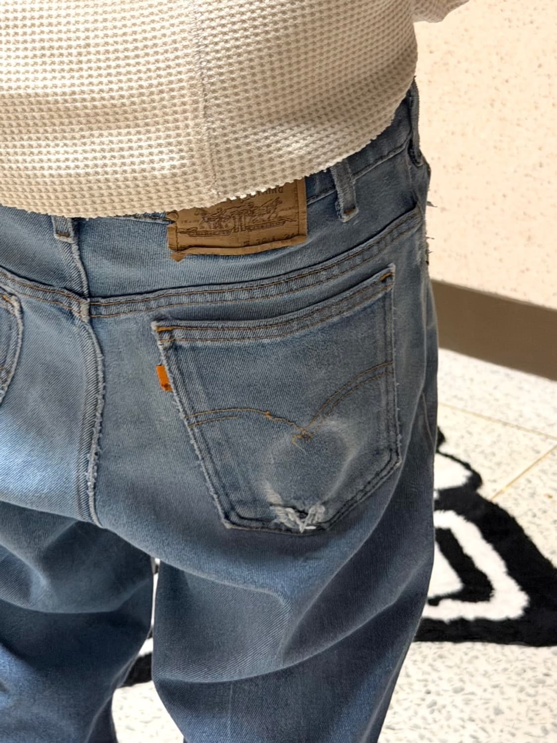MADE IN USA 🇺🇸 90‘s 리바이스 517 부츠컷 오렌지탭 상품이미지8