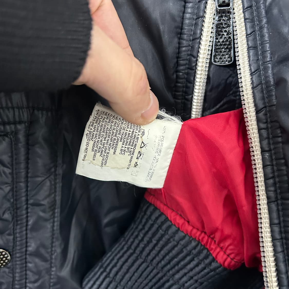 디젤 투웨이 바이커 패딩 상품이미지7