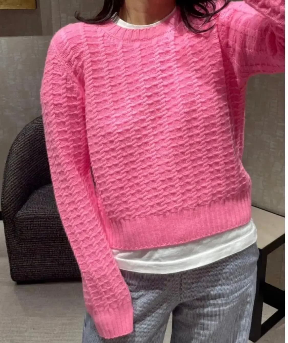 [미개봉 새상품] 샤넬 23캐시미어 니트 40사이즈 상품이미지6