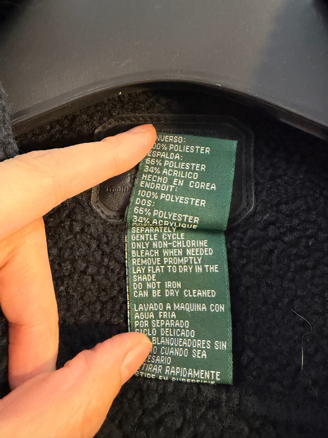 Lauren Shearling jacket L 상품이미지4