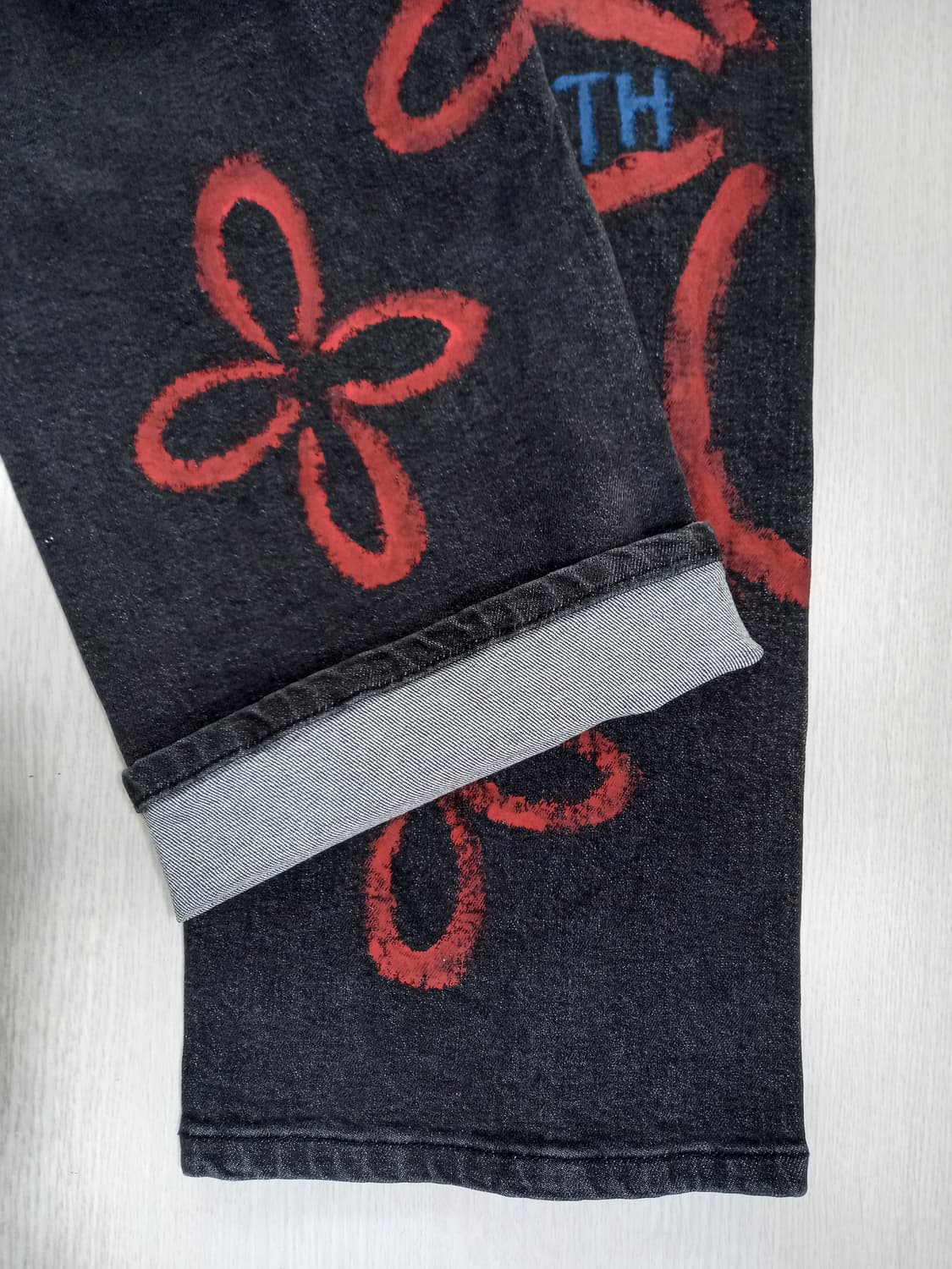 26-27 GIRLSRECIPE 스판 와이드진 블랙 26-609 상품이미지5