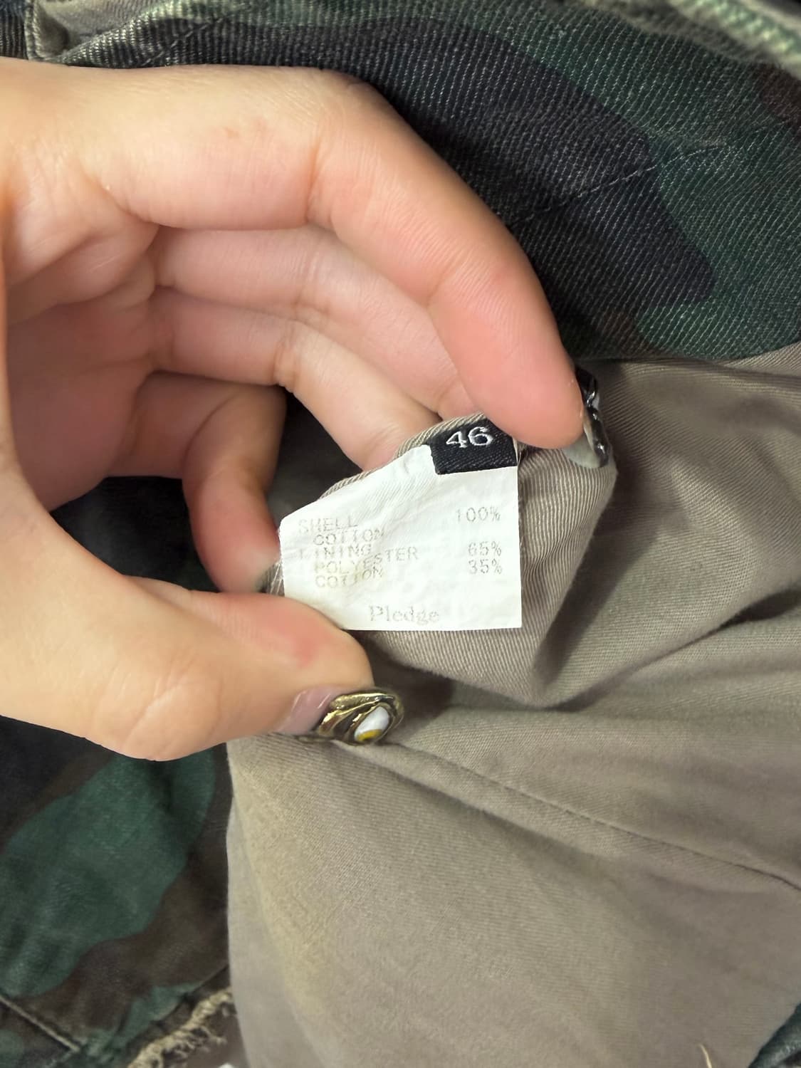 Pledge 프릿지 롤링스톤즈 오마주 밀리터리 자켓 상품이미지6