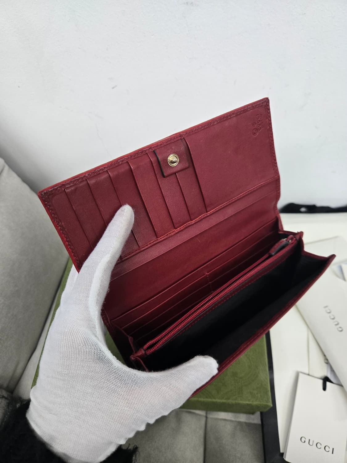 [보증서 정품] 구찌 시마 장지갑 상품이미지2