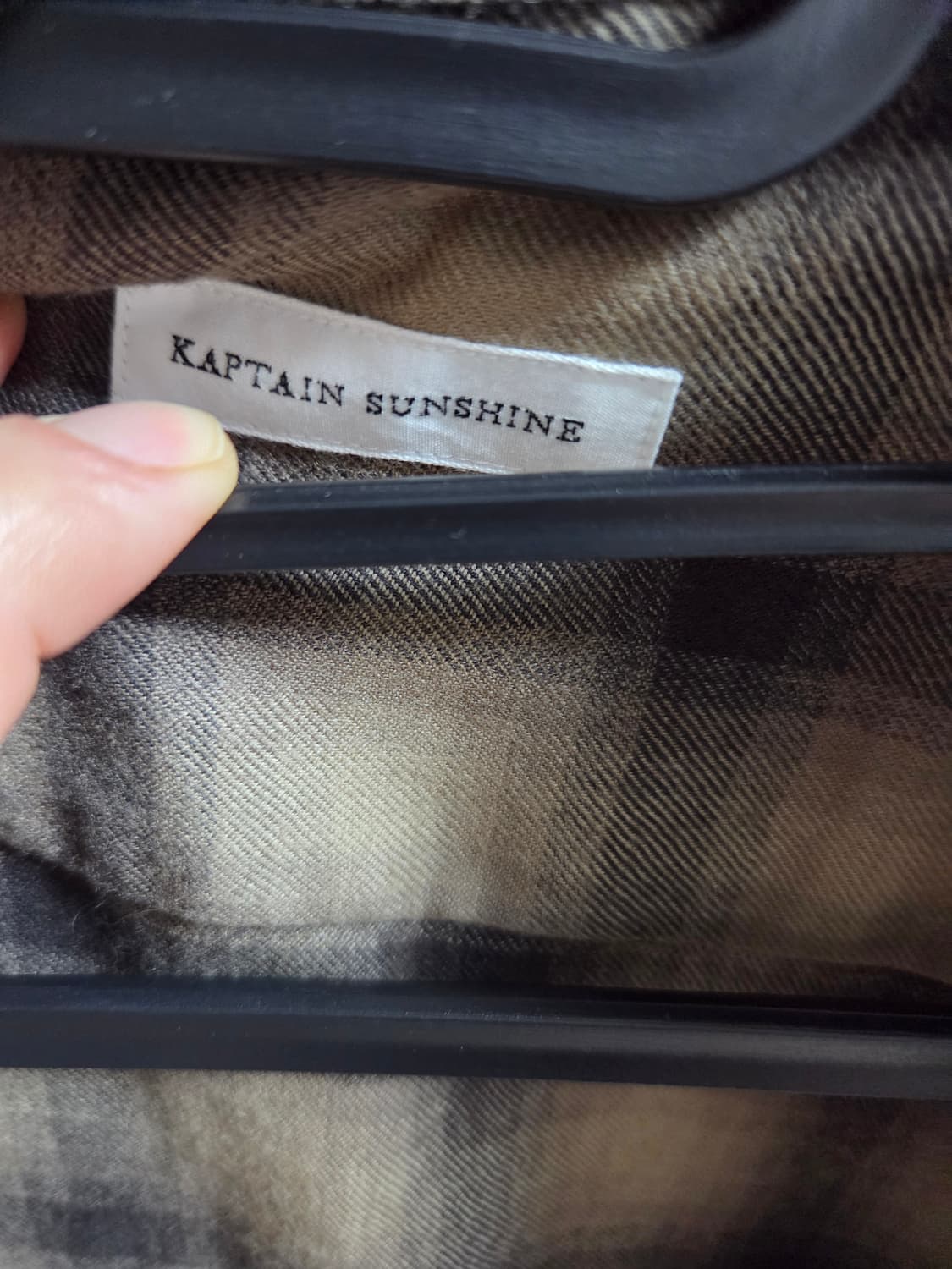 캡틴션사인 체크 셔츠 상품이미지4