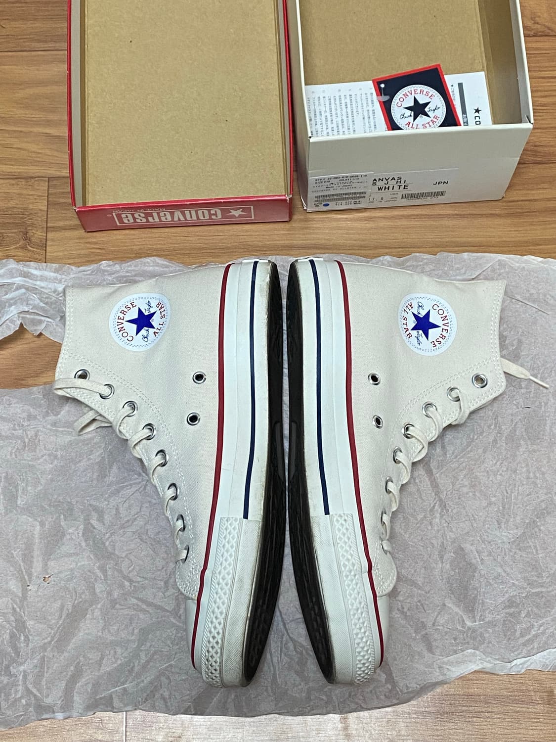 275)컨버스 재팬 올스타 제이하이 화이트 상품이미지2