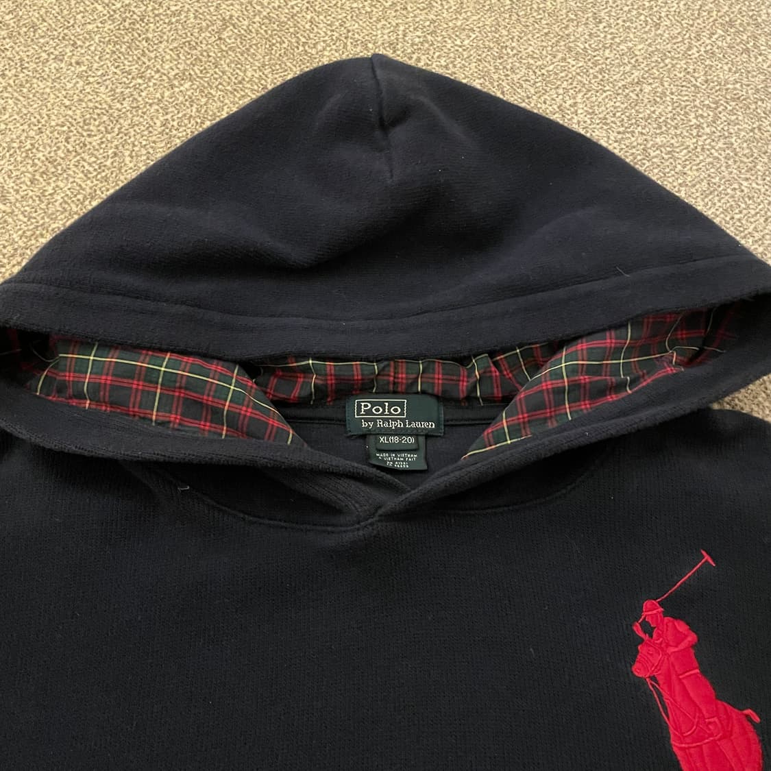 폴로 빅포니 니트 후드티 상품이미지3