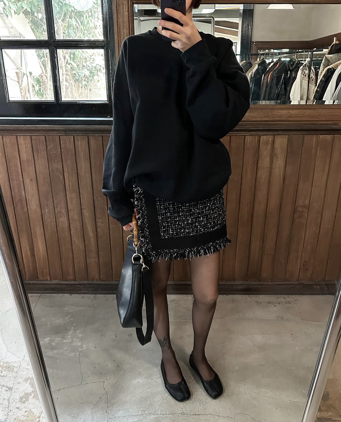 SACAI tweed wrap shorts 상품이미지3