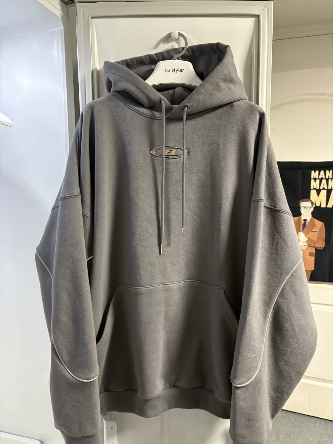 본투윈 차콜 후디 상품이미지3