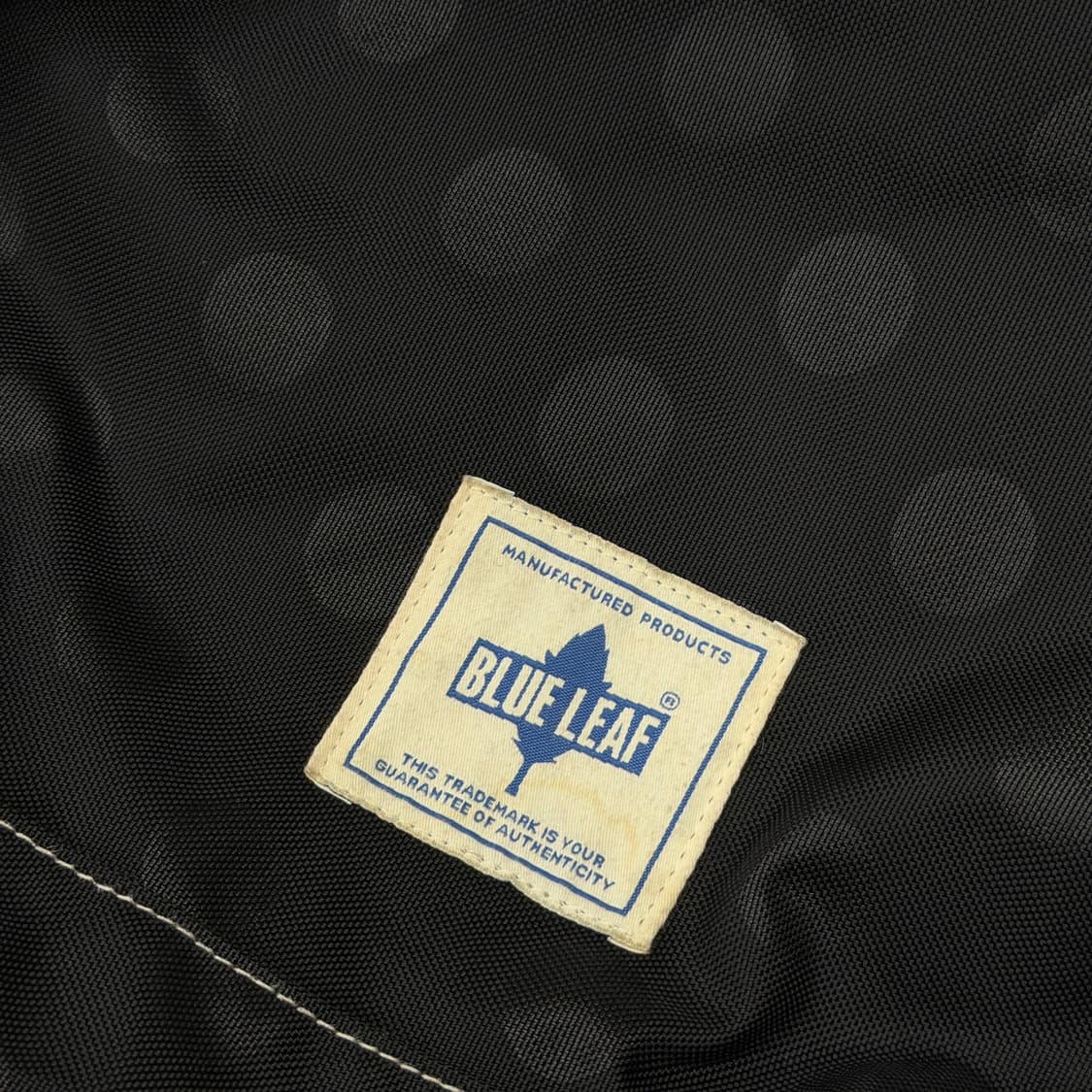 블루리프 도트 땡땡이 드로우 스트링 백팩 가방 블랙 상품이미지7