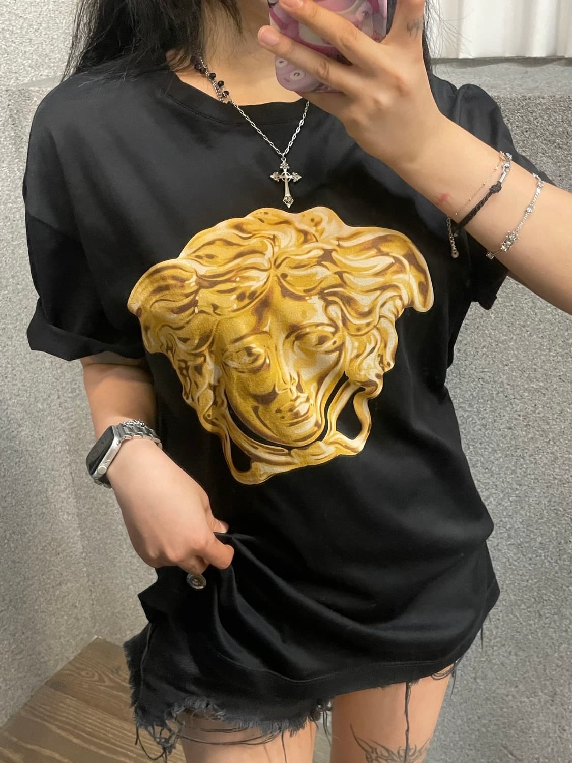 Versace Printed Short Sleeve 상품이미지2