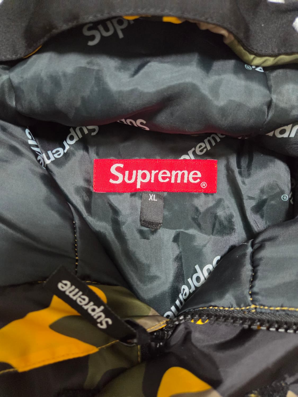 슈프림 후드 로고 하프 집업 아노락 상품이미지6