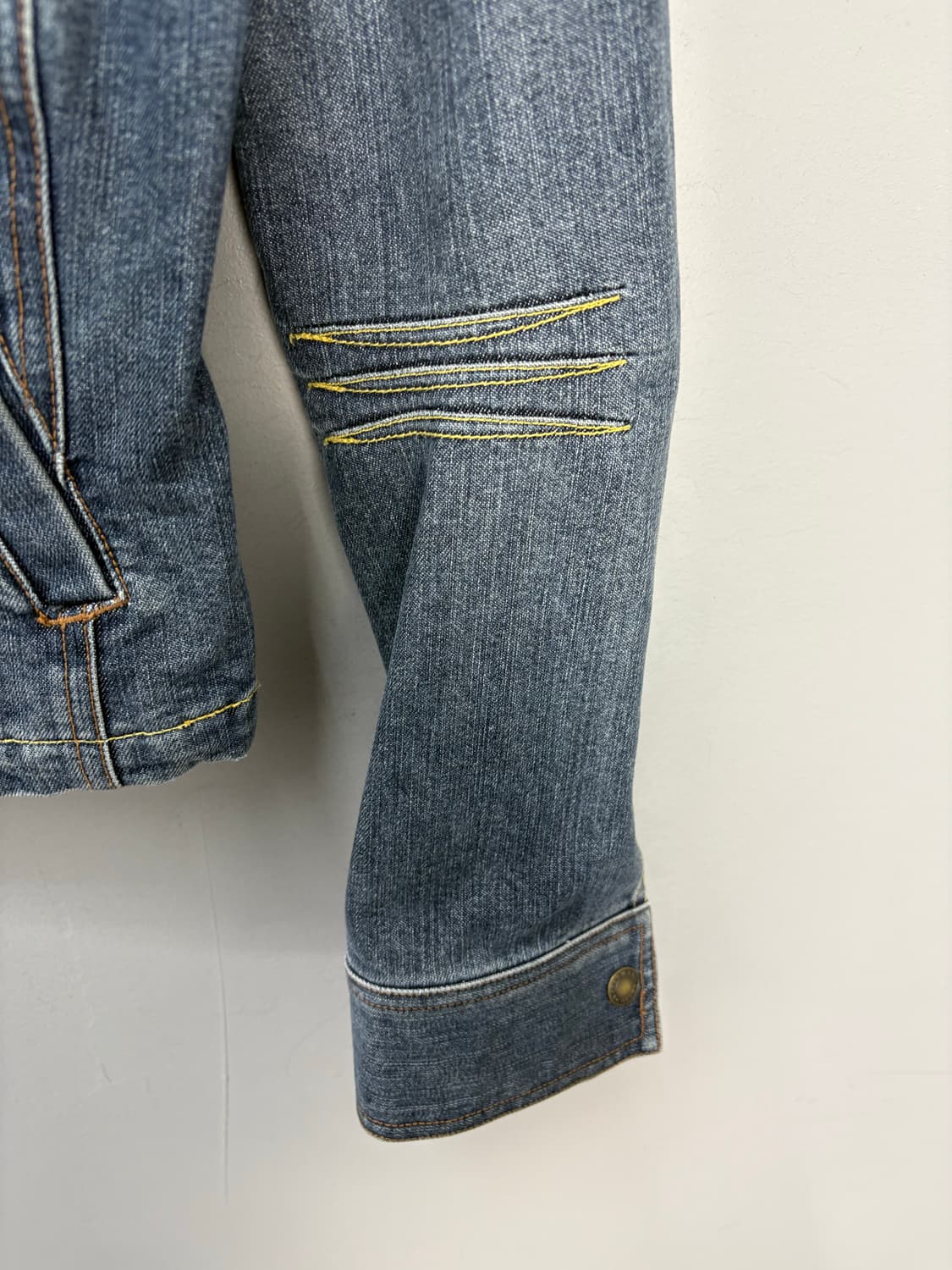 아르마니 데님 워싱 바이커 자켓 A3123 상품이미지4