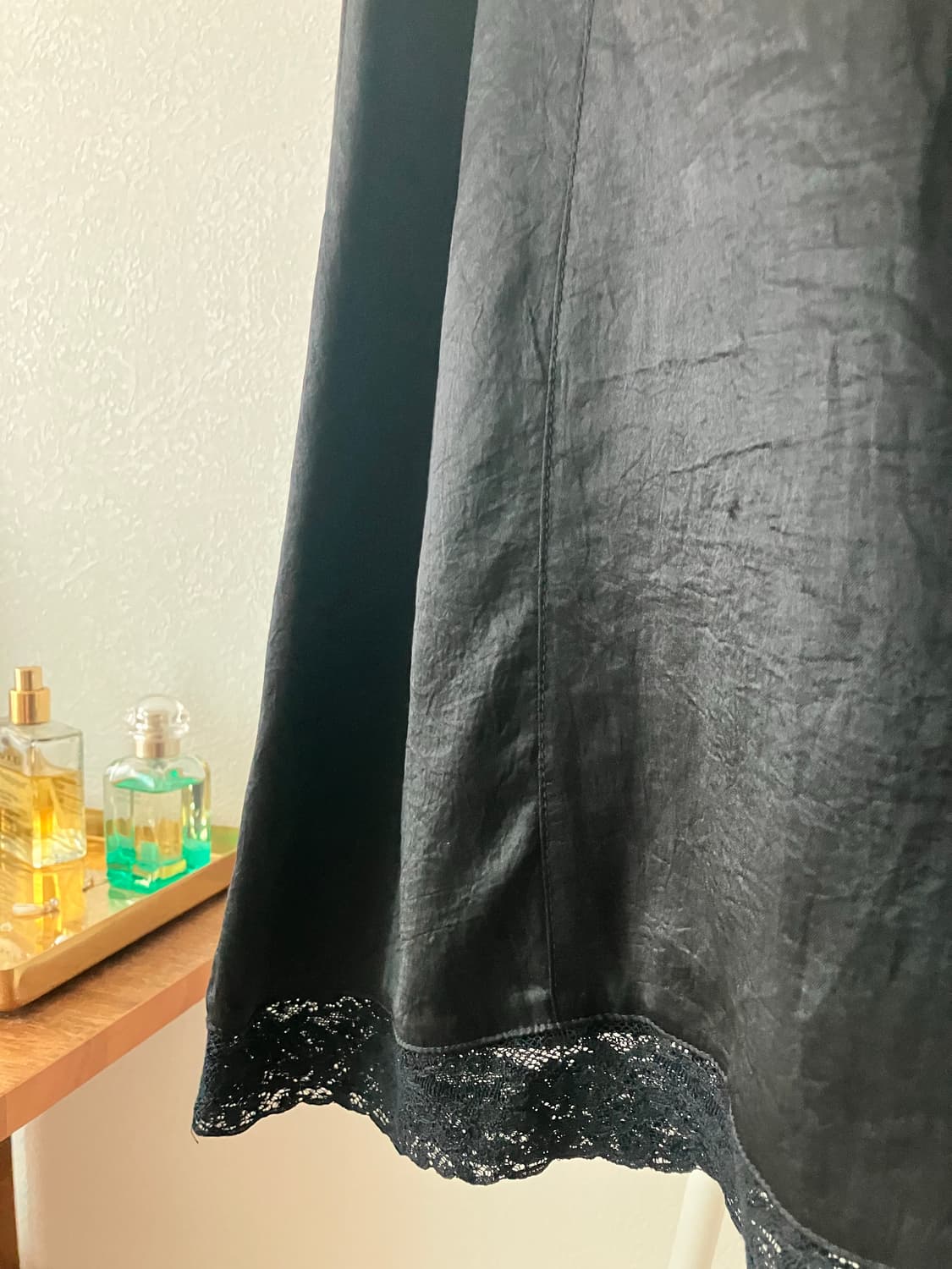 알렉산더 맥퀸 블랙 레이스 스커트 상품이미지2