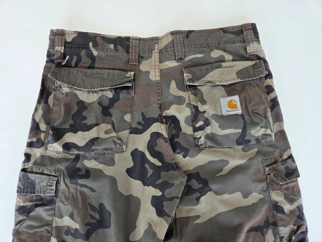 칼하트 카모 카고팬츠 카키 34x32 상품이미지4