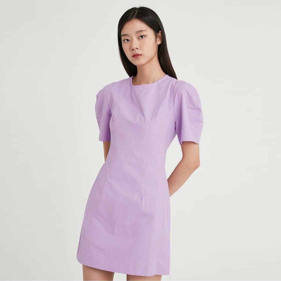 랩(LAP) 퍼프소매 원피스 55 새상품 상품이미지1