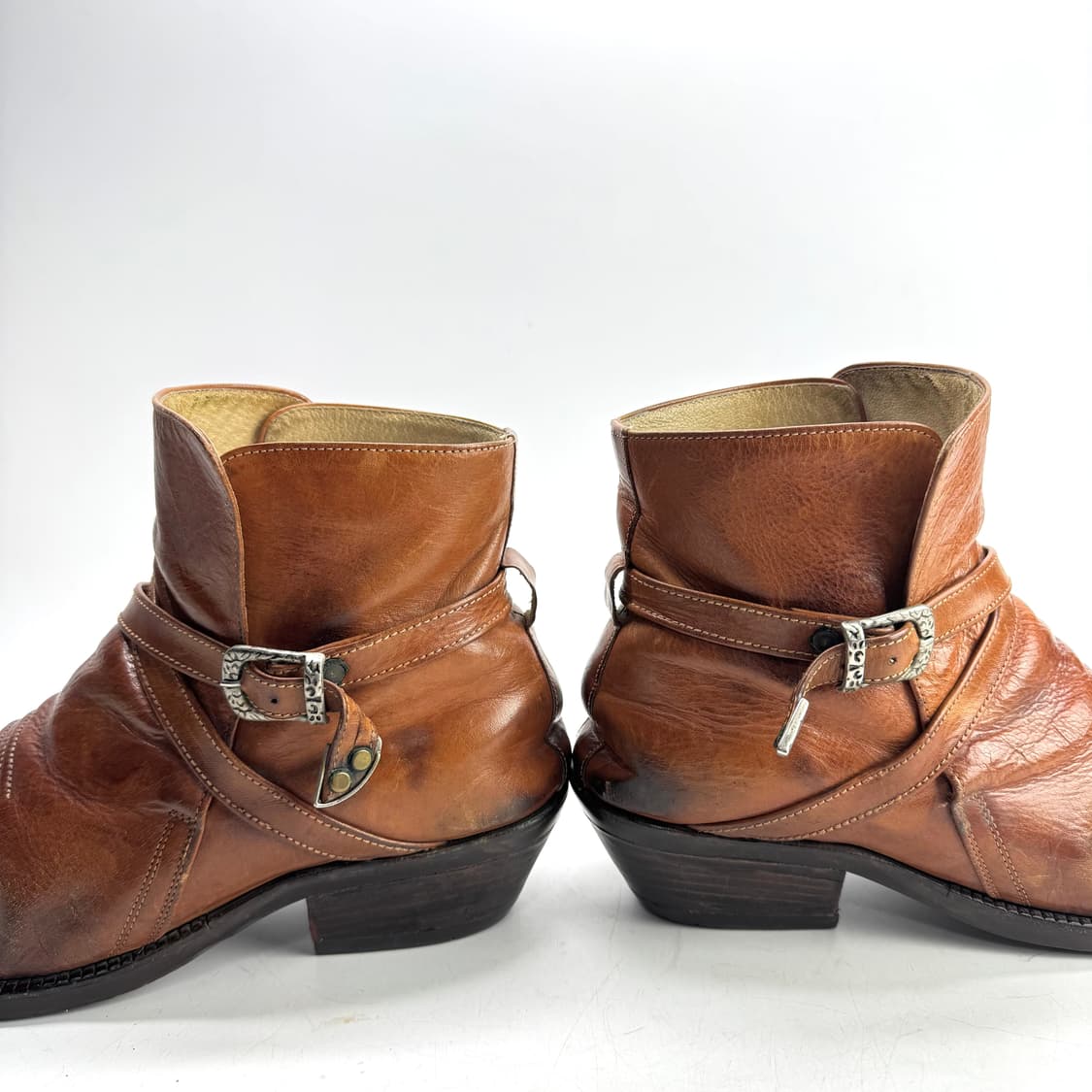 270) 빈티지 수제 바이커부츠 핸드메이드 웨스턴부츠 상품이미지7