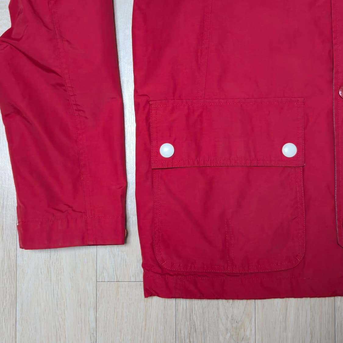 뉴발란스 레드 후드 바람막이 100 상품이미지5