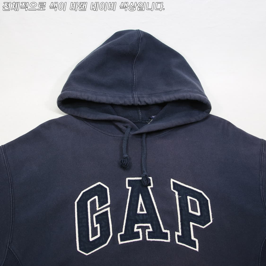 (착용컷) GAP 스웻 후드 티셔츠 (남성용 100) 상품이미지4