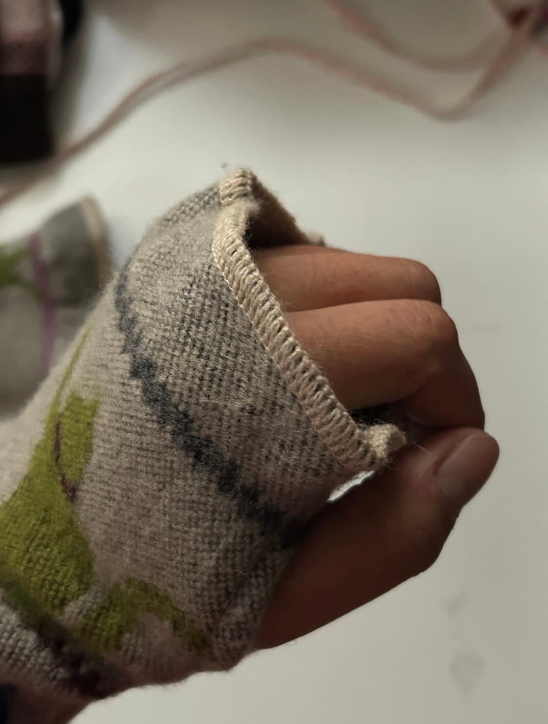 빈티지 고양이 핑거리스 핸드워머 상품이미지4