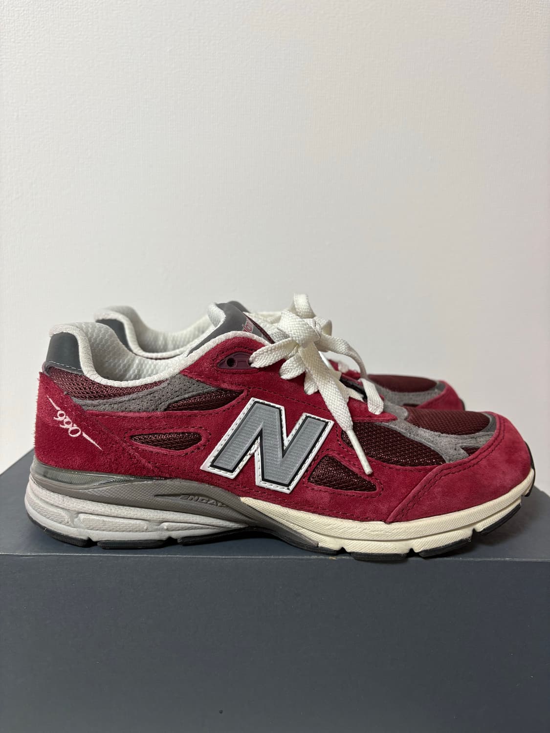 뉴발란스 990v3 MIU 스칼렛 마블헤드 (GS) 상품이미지6