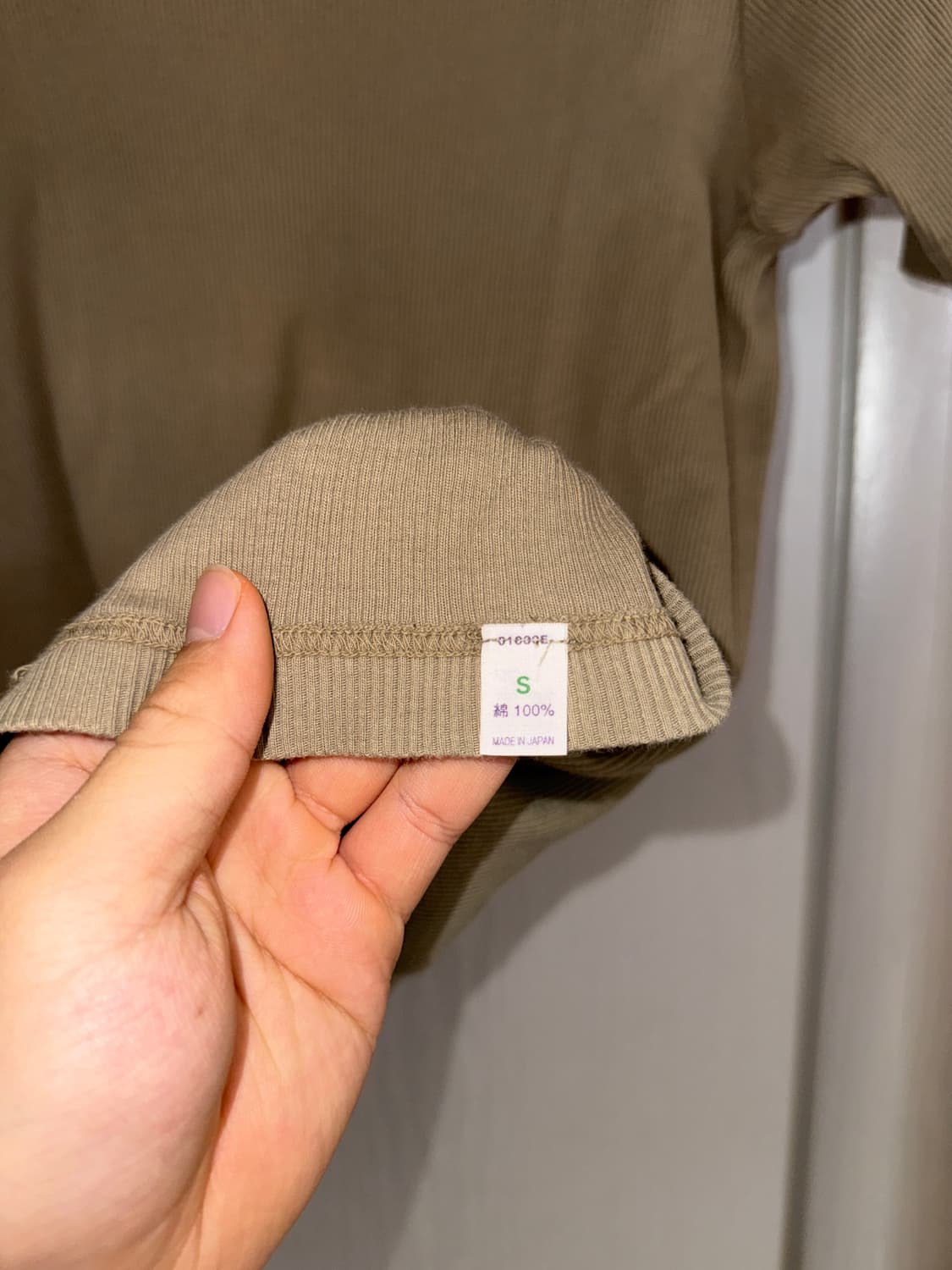 90's Japan Made Knitted T-shirt 상품이미지3