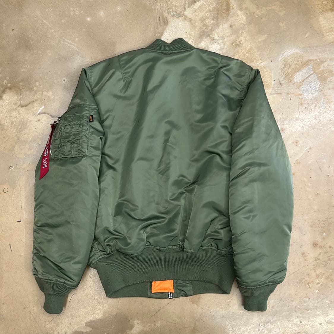 S 알파인더스트리 리버시블 MA-1 항공 자켓 상품이미지3